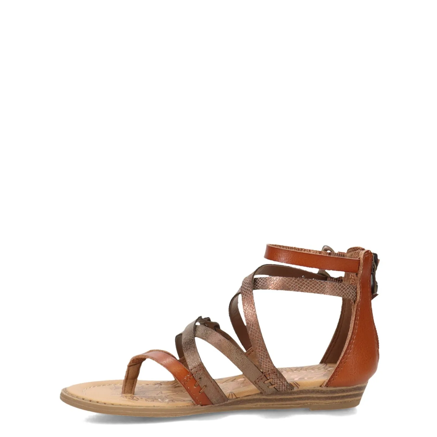 Little Kid (10.5-3)*Blowfish Malibu Girl's , Bungalow Sandal - Little Kid & Big Kid Tan / Dark Brown