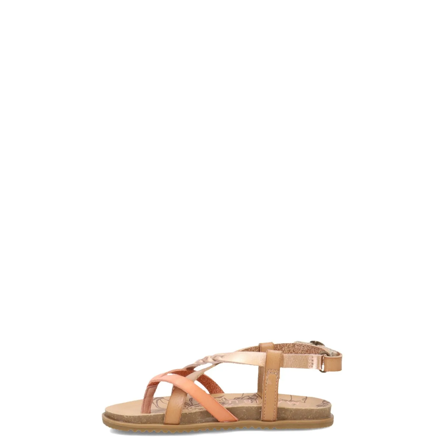 Sandals*Blowfish Malibu Girl's , Mixo-T Sandal - Toddler & Little Kid Pink Multi