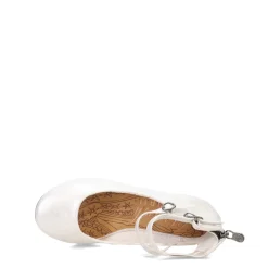 Flats*Blowfish Malibu Girl's , Pushi-K Flat - Little Kid & Big Kid White Metallic