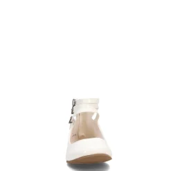 Little Kid (10.5-3)*Blowfish Malibu Girl's , Pushi-K Flat - Little Kid & Big Kid White Patent