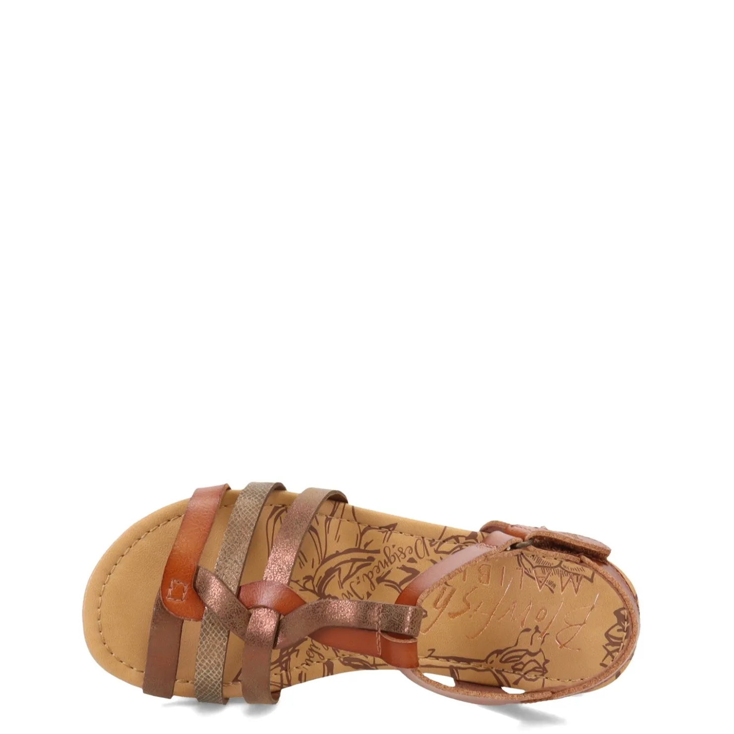 Little Kid (10.5-3)*Blowfish Malibu Girl's , Sabini-K Sandal - Little Kid & Big Kid Brown Multi