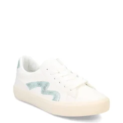 Sneakers & Athletic*Blowfish Malibu Girl's , Vice-K Sneaker - Little Kid & Big Kid White Ella/Mint Voyager
