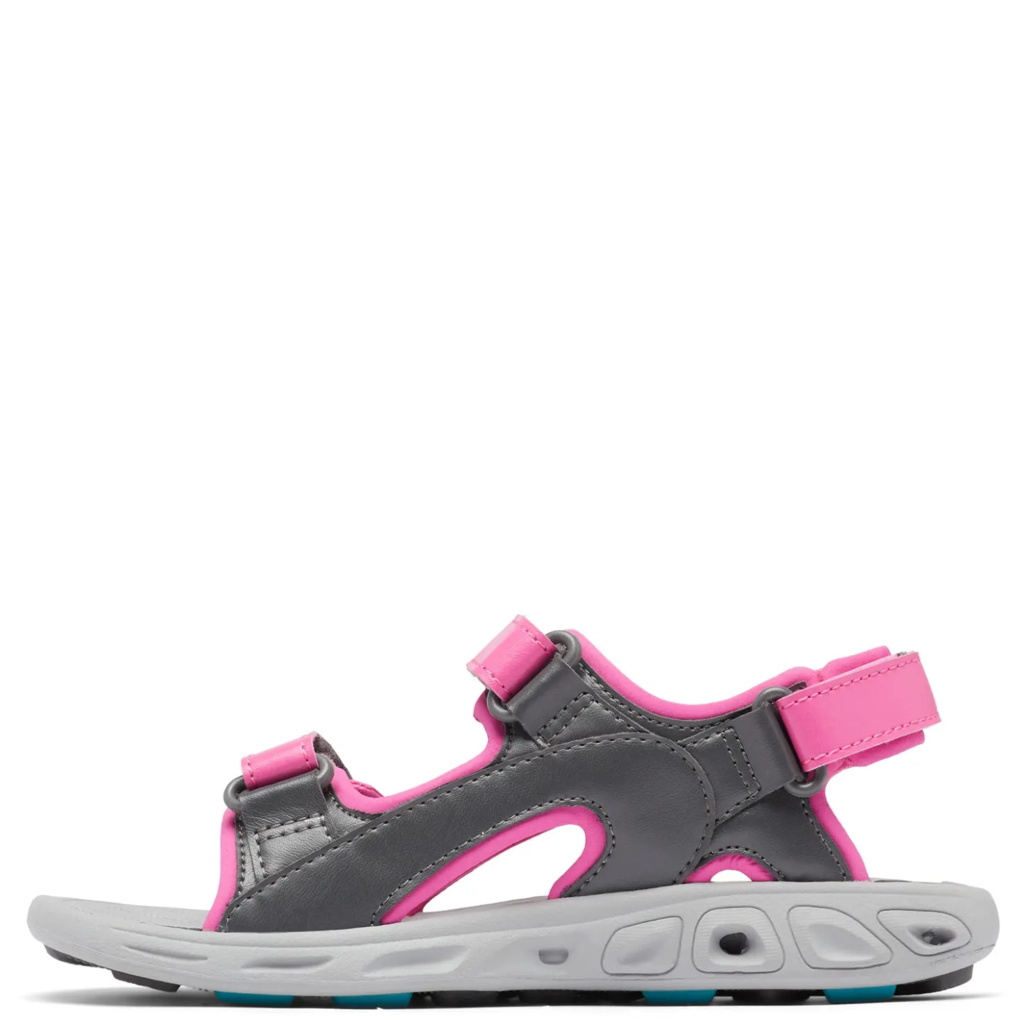 Sandals*Columbia Girl's , Techsun 3 Sandal - Toddler Pink Ice/Pacific Rim