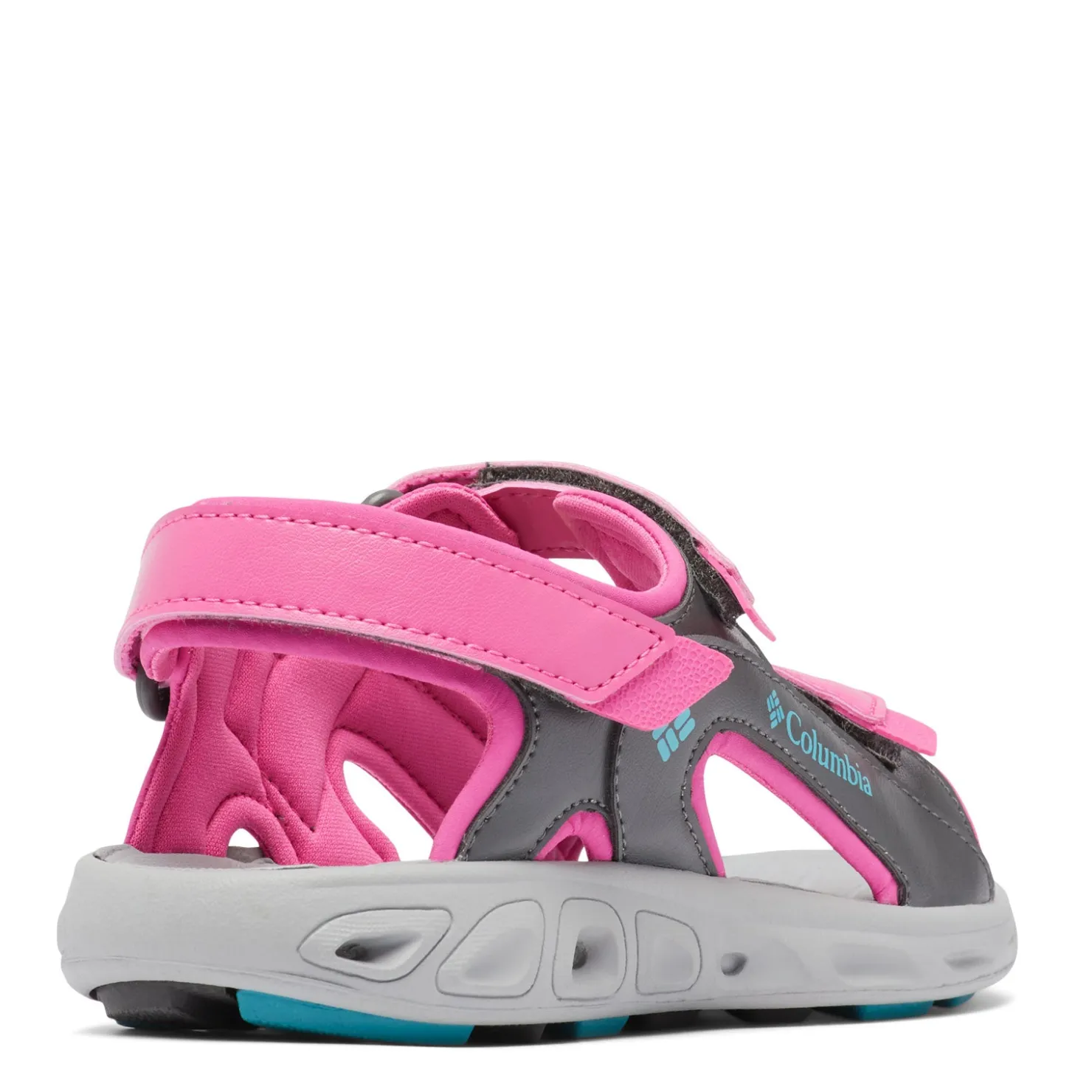 Sandals*Columbia Girl's , Techsun 3 Sandal - Toddler Pink Ice/Pacific Rim