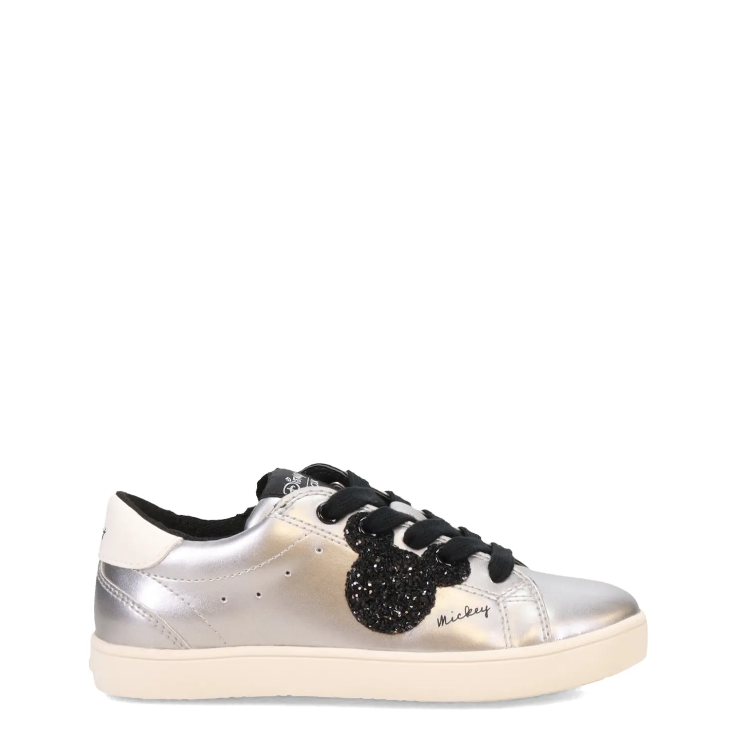Little Kid (10.5-3)*Geox USA Inc Girl's Geox, DISNEY Kathe Junior Sneaker - Little Kid Silver