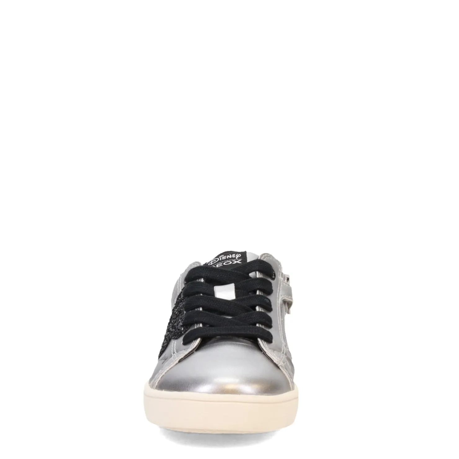 Little Kid (10.5-3)*Geox USA Inc Girl's Geox, DISNEY Kathe Junior Sneaker - Little Kid Silver