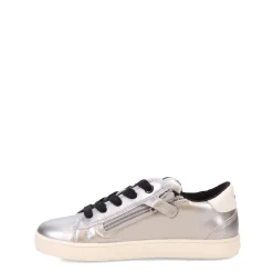 Little Kid (10.5-3)*Geox USA Inc Girl's Geox, DISNEY Kathe Junior Sneaker - Little Kid Silver