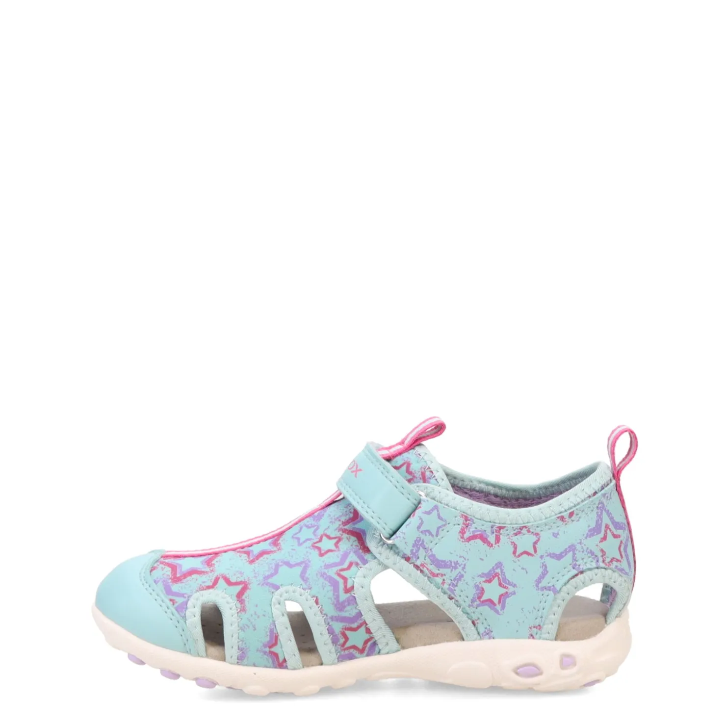 Little Kid (10.5-3)*Geox USA Inc Girl's Geox, Whinberry Sandal - Toddler & Little Kid Aqua/Lilac