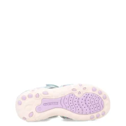 Little Kid (10.5-3)*Geox USA Inc Girl's Geox, Whinberry Sandal - Toddler & Little Kid Aqua/Lilac