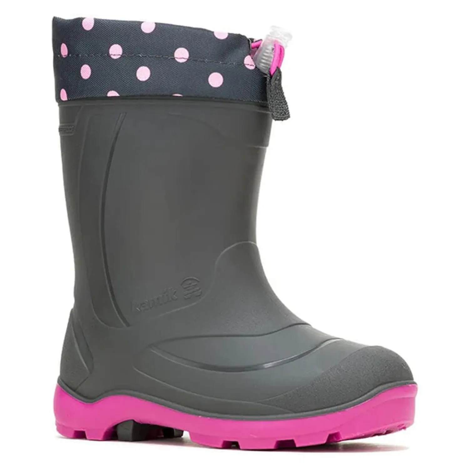 Little Kid (10.5-3)*Kamik Girl's , Snowbuster 2 Snow Boot - Little Kid & Big Kid Charcoal/Magenta