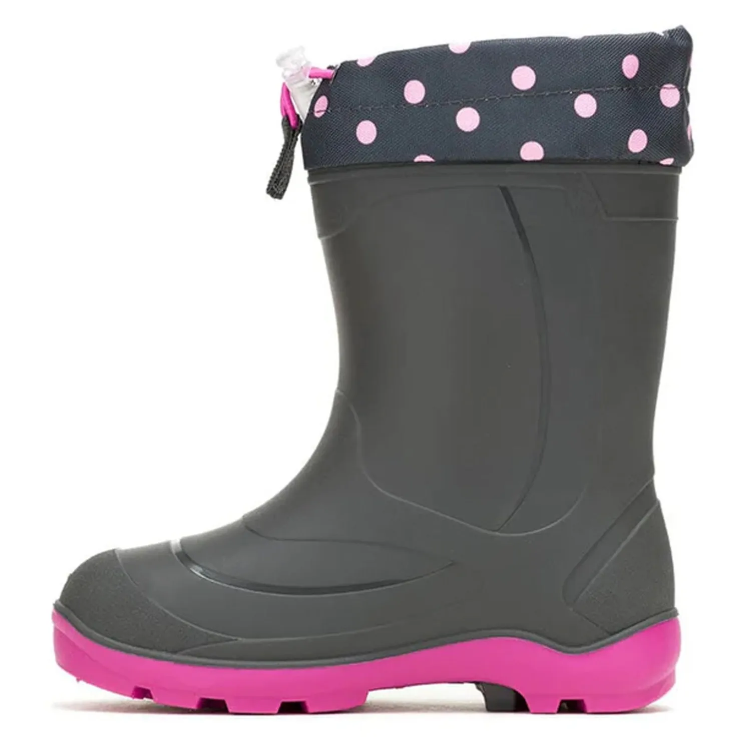 Little Kid (10.5-3)*Kamik Girl's , Snowbuster 2 Snow Boot - Little Kid & Big Kid Charcoal/Magenta