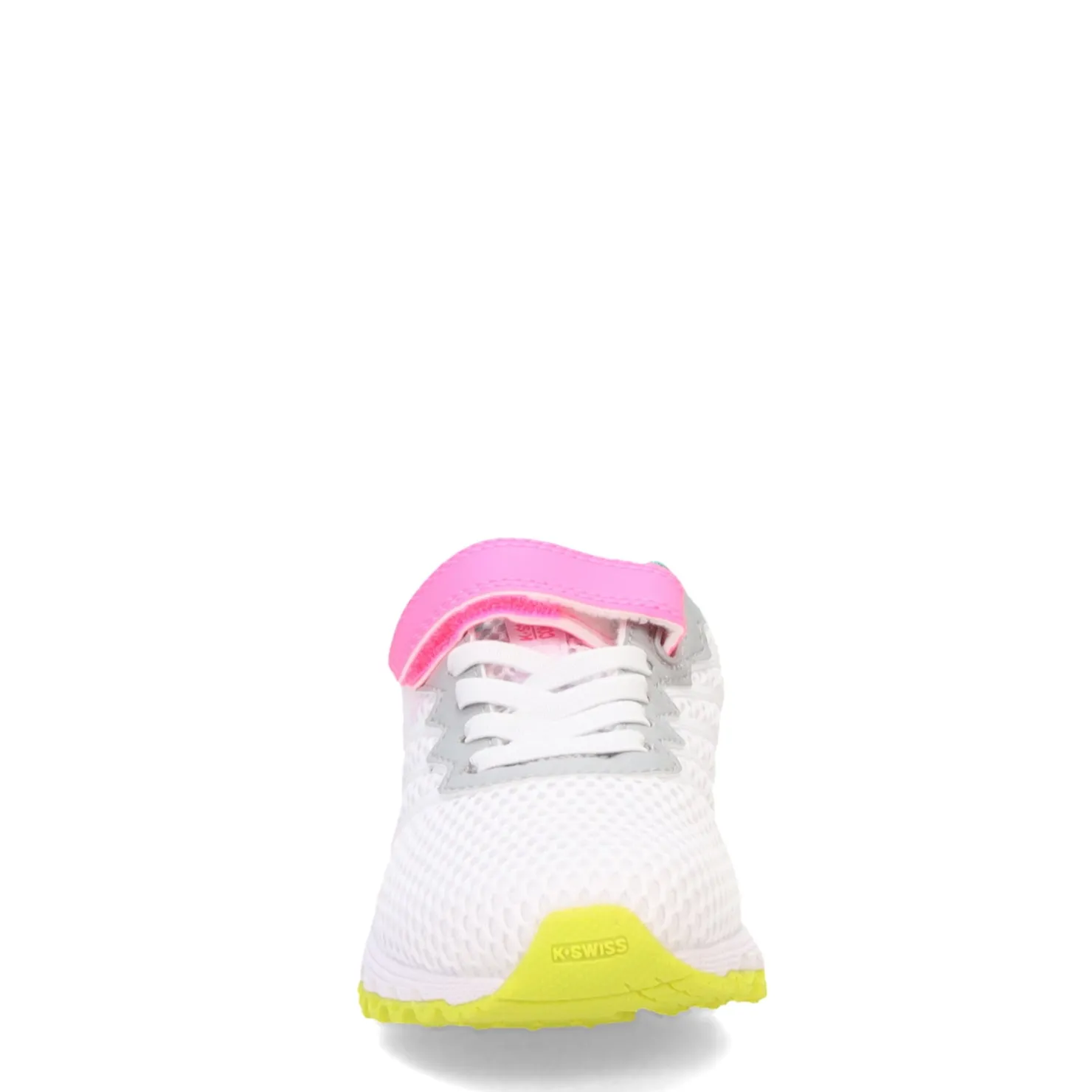 Big Kid (3.5-7)*K-Swiss Girl's , Tubes Comfort 200 Sneaker - Little Kid Highrise/Neon Pink/Neon Teal/Opt Yellow