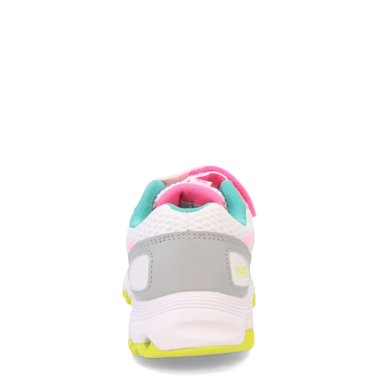 Big Kid (3.5-7)*K-Swiss Girl's , Tubes Comfort 200 Sneaker - Little Kid Highrise/Neon Pink/Neon Teal/Opt Yellow