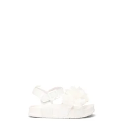 Sandals*Laura Ashley Girl's , La Flower Sandal - Toddler White