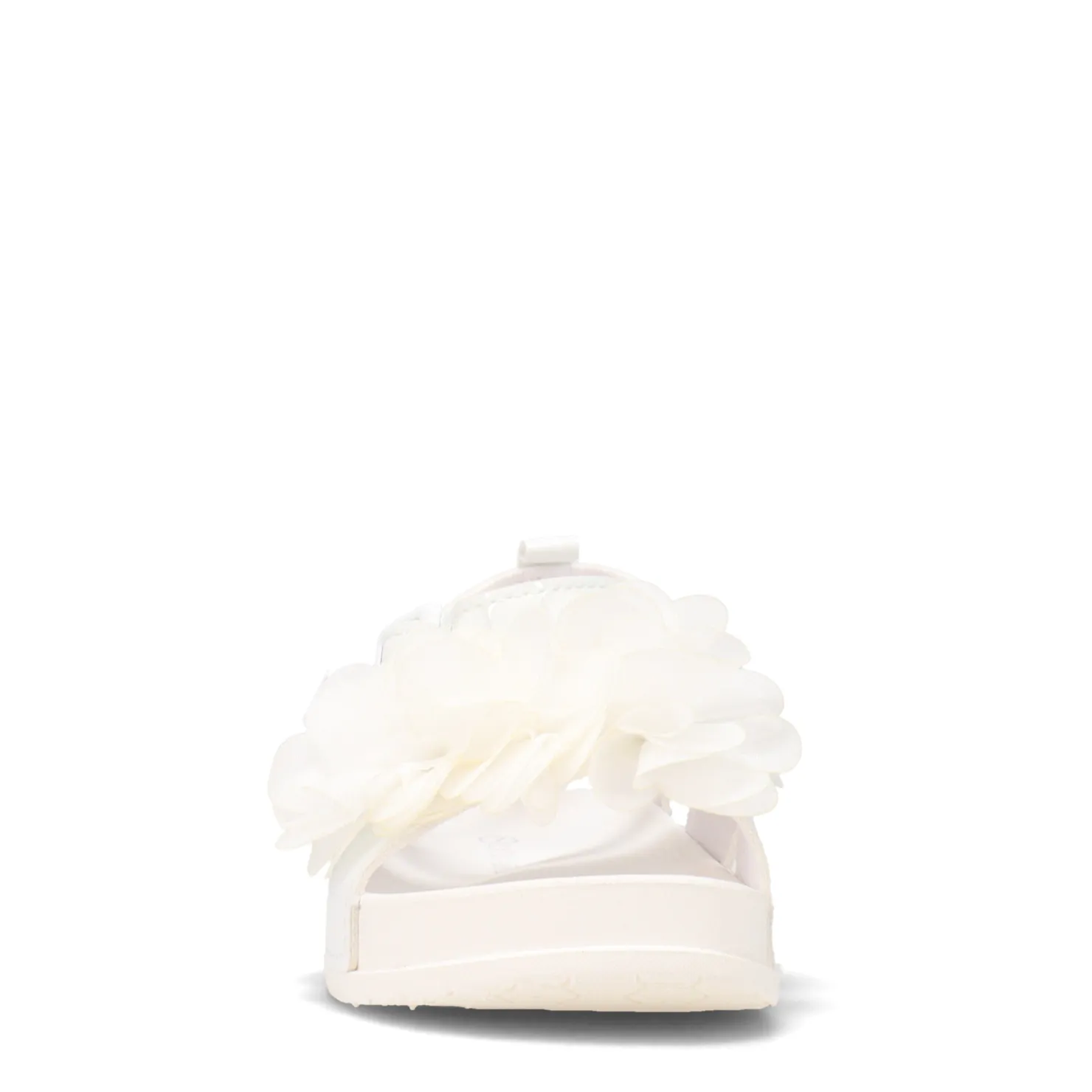Sandals*Laura Ashley Girl's , La Flower Sandal - Toddler White