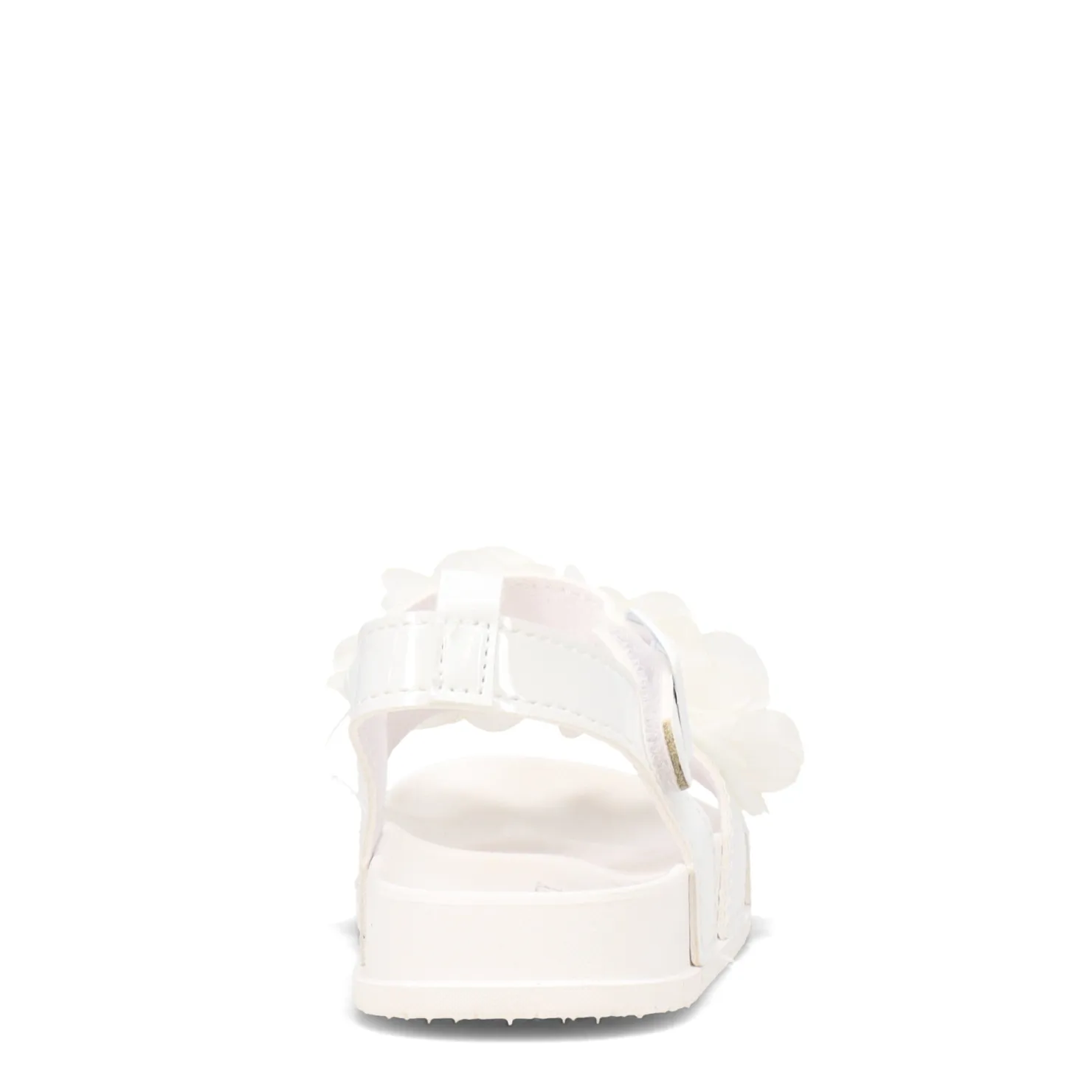 Sandals*Laura Ashley Girl's , La Flower Sandal - Toddler White