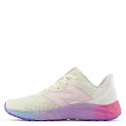 Big Kid (3.5-7)*New Balance Girl's , Arishi Fresh Foam v4 Sneaker - Big Kid Sea Salt/Mid Century Pink