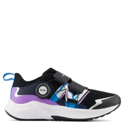 Sneakers & Athletic*New Balance Girl's , Fuel Core Reveal v4 Sneaker - Little Kid Black/Purple/Blue Multi