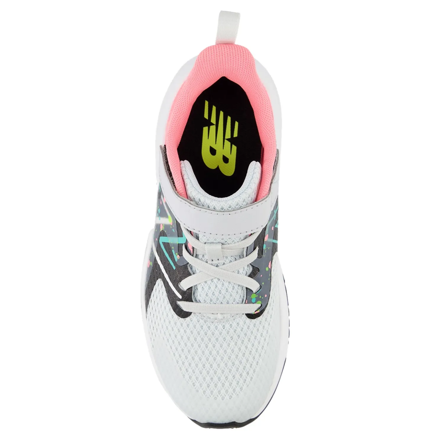 Sneakers & Athletic*New Balance Girl's , Rave Run AC v2 Sneaker - Little Kid Quartz Grey/Ultra Pink