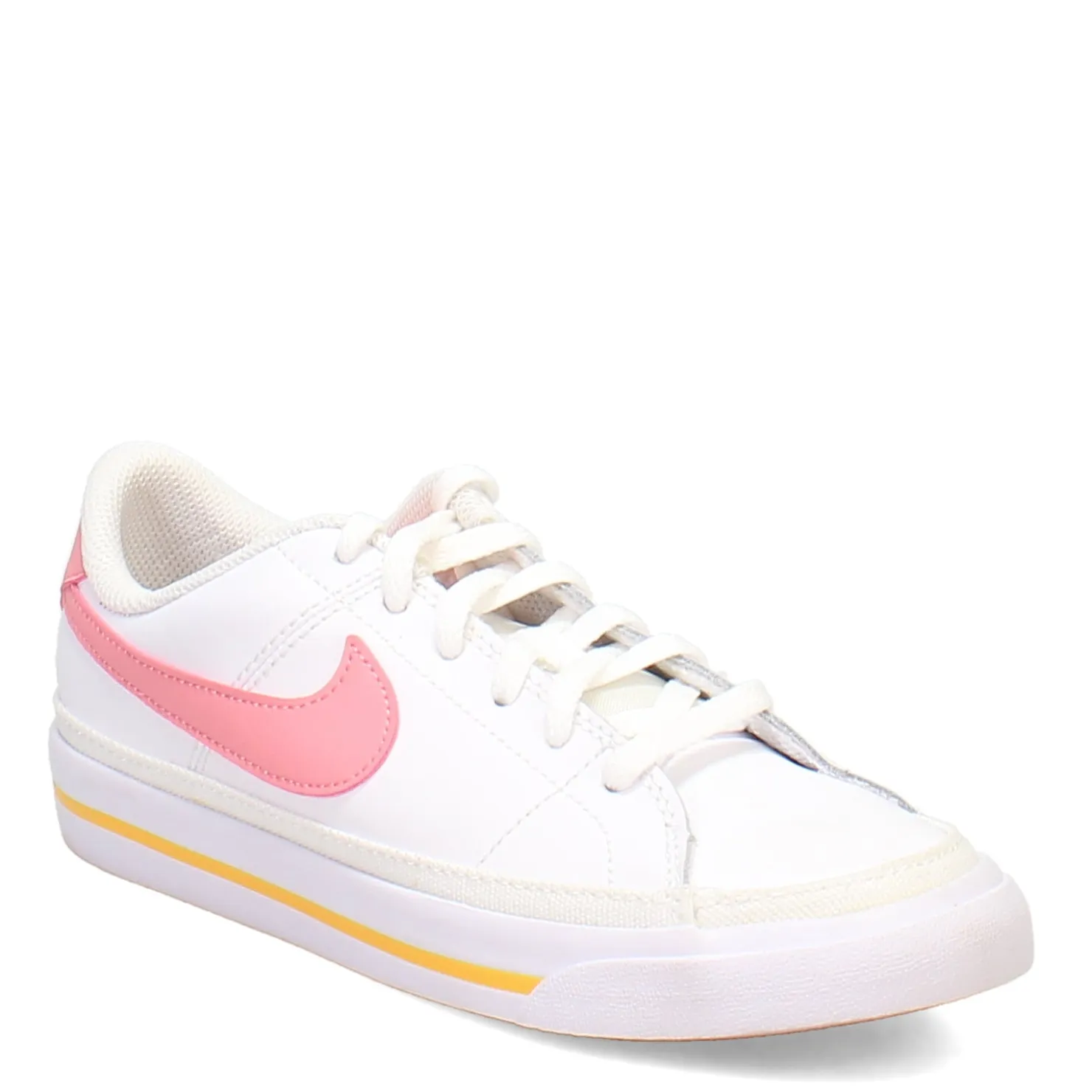 Big Kid (3.5-7)*Nike Girl's , Court Legacy Sneaker - Big Kid White/Coral