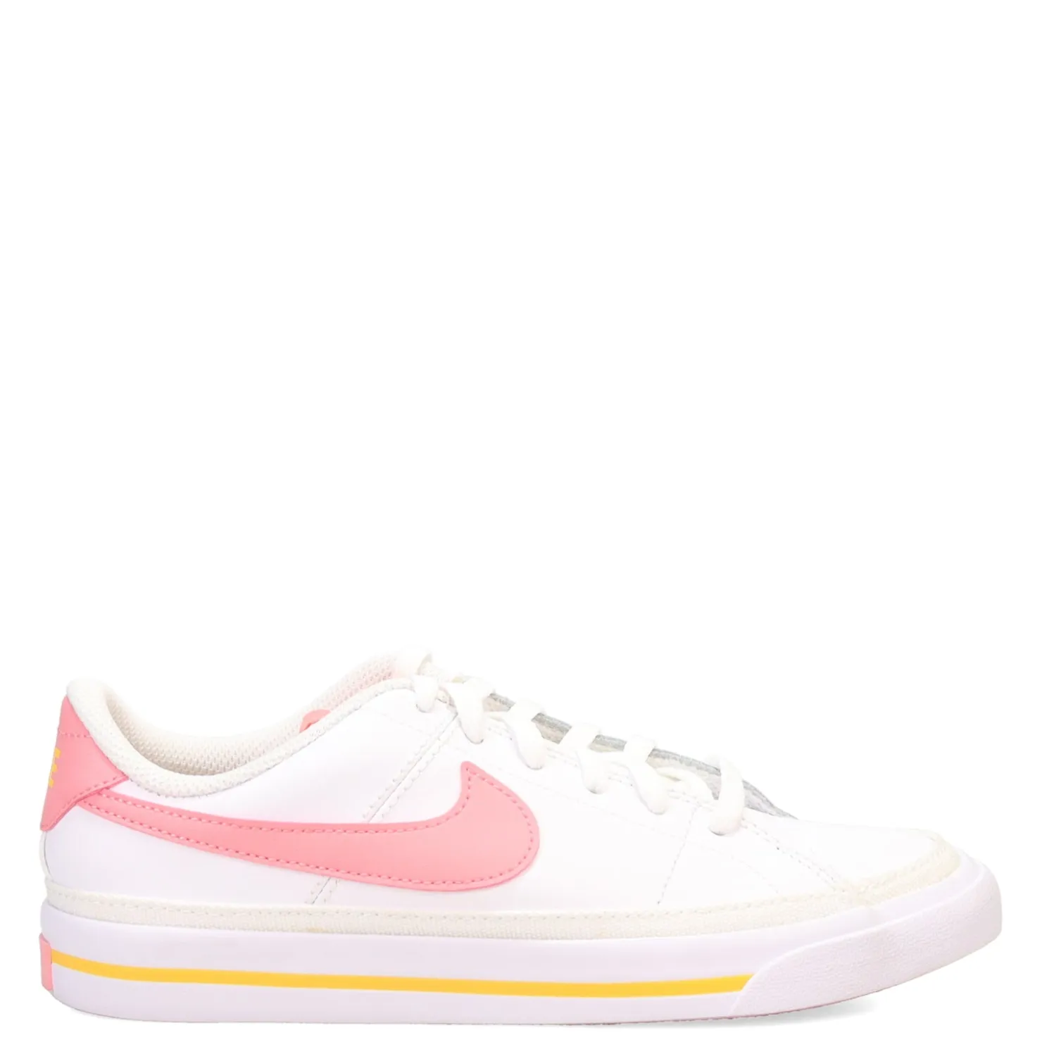 Big Kid (3.5-7)*Nike Girl's , Court Legacy Sneaker - Big Kid White/Coral