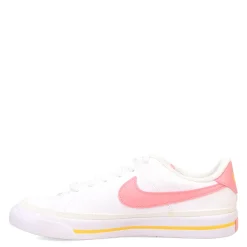 Big Kid (3.5-7)*Nike Girl's , Court Legacy Sneaker - Big Kid White/Coral