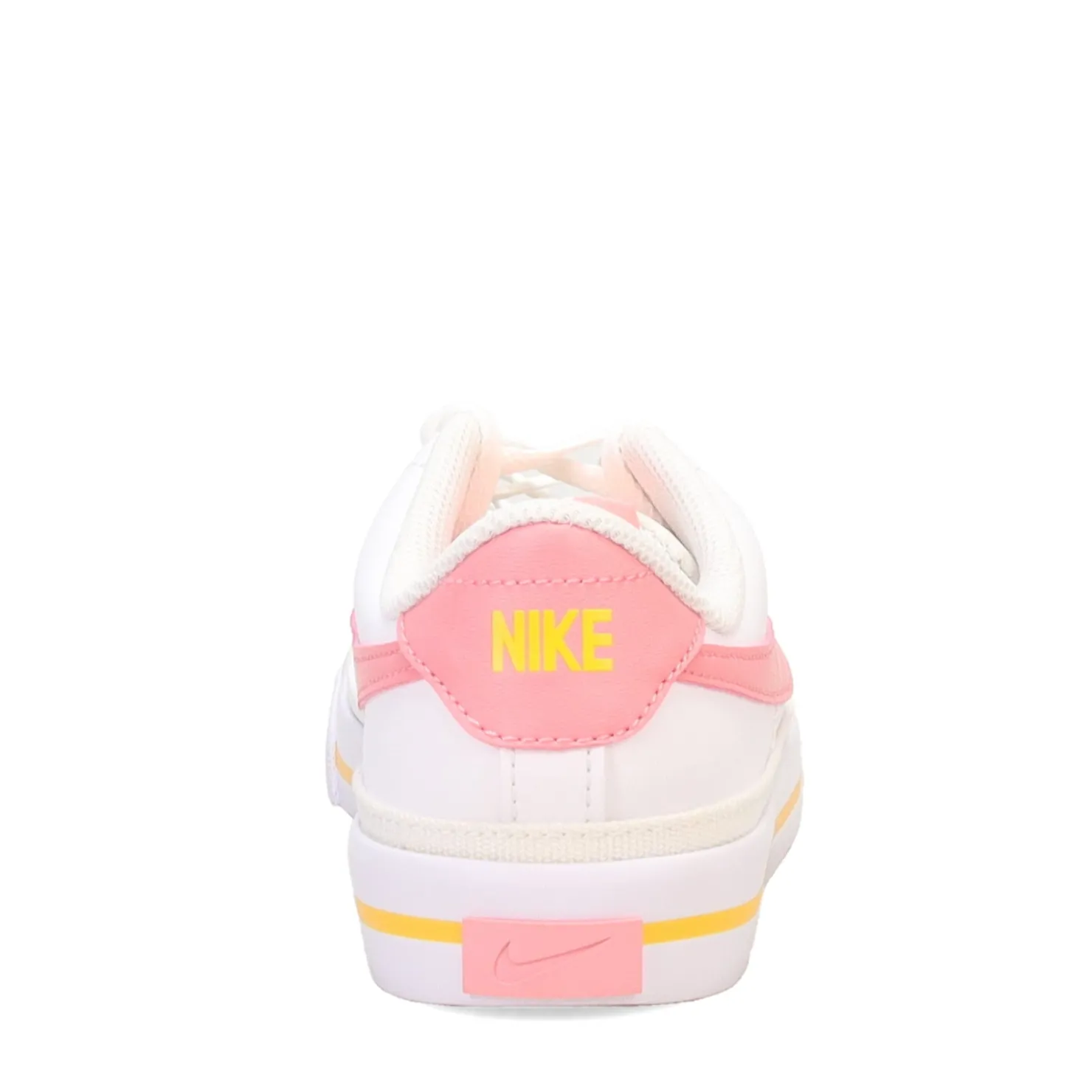 Big Kid (3.5-7)*Nike Girl's , Court Legacy Sneaker - Big Kid White/Coral