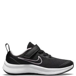 Sneakers & Athletic*Nike Girl's , Star Runner 3 Sneaker - Little Kid Black/Grey