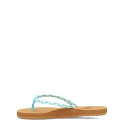 Sandals*Roxy Girl's , Costas II Sandal - Little Kid & Big Kid Aqua