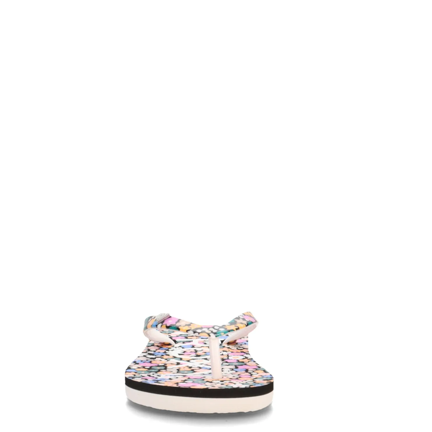 Little Kid (10.5-3)*Roxy Girl's , RG Pebbles VII Sandal - Little Kid & Big Kid Black Floral Print
