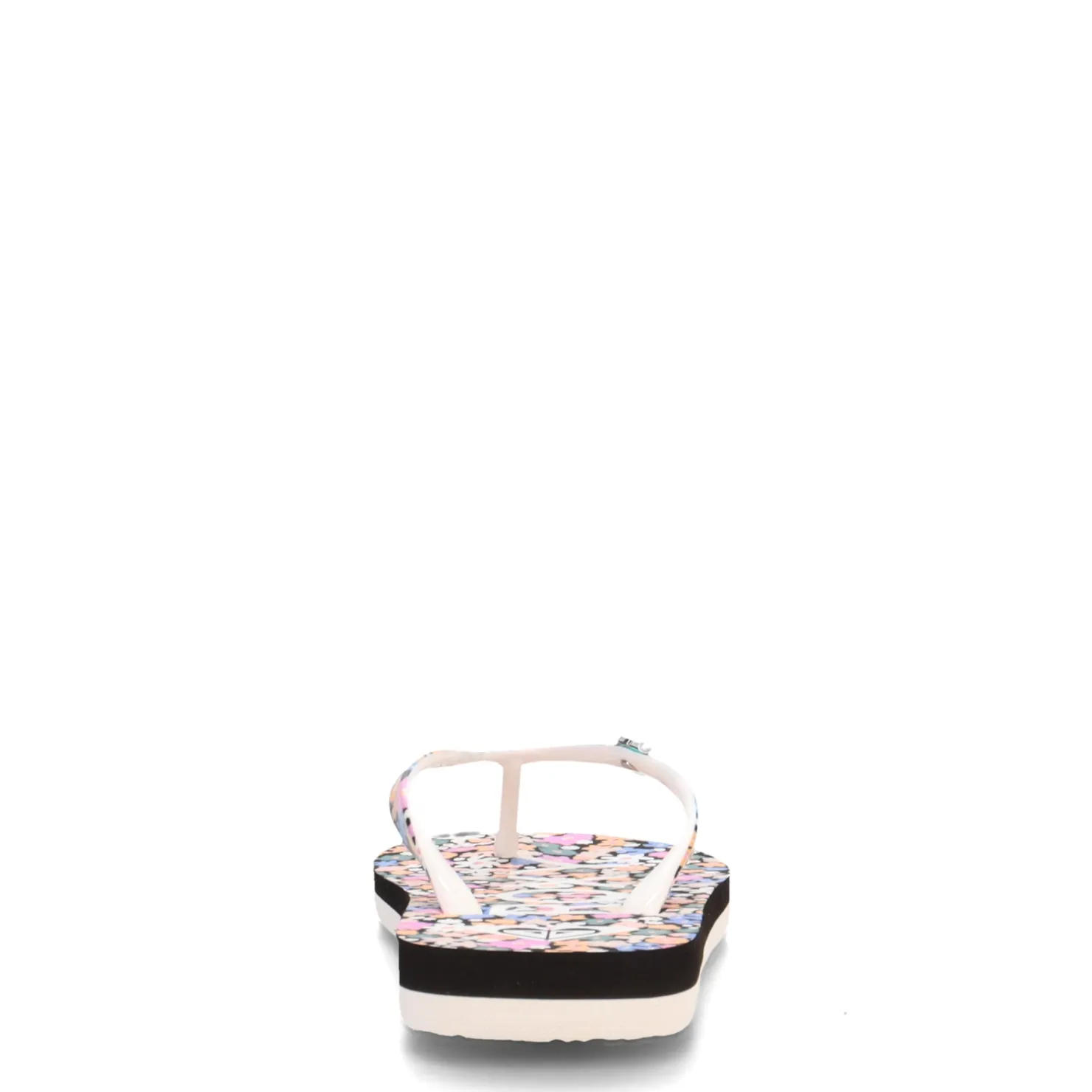 Little Kid (10.5-3)*Roxy Girl's , RG Pebbles VII Sandal - Little Kid & Big Kid Black Floral Print