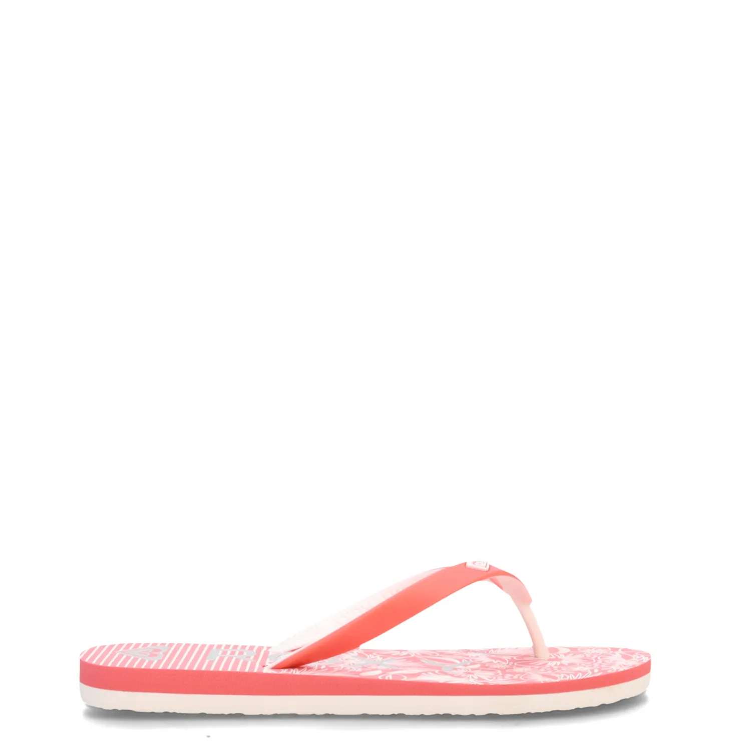 Little Kid (10.5-3)*Roxy Girl's , Tahiti VII Sandal - Little Kid & Big Kid Red White