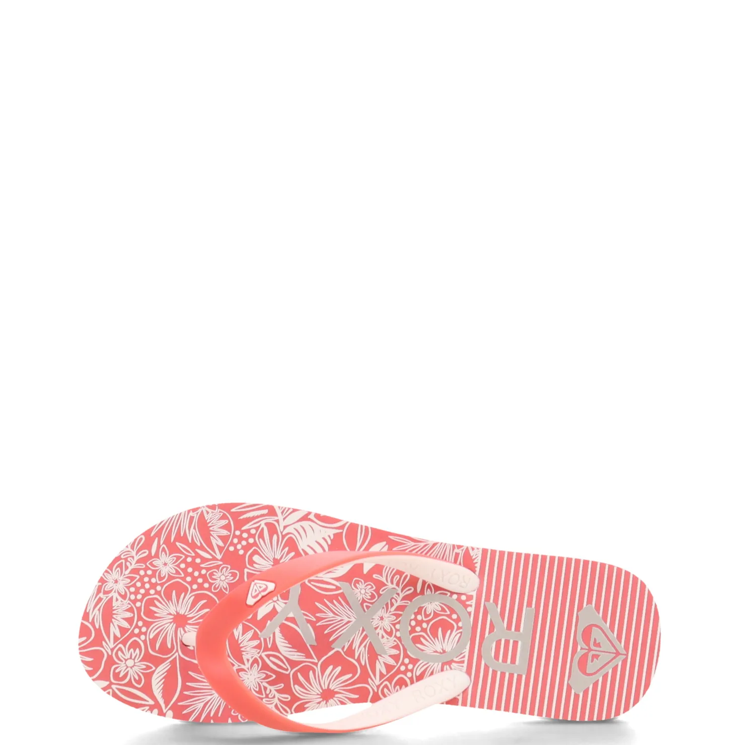 Little Kid (10.5-3)*Roxy Girl's , Tahiti VII Sandal - Little Kid & Big Kid Red White