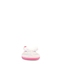 Little Kid (10.5-3)*Roxy Girl's , Tahiti VII Sandal - Little Kid & Big Kid White Pink Turquoise
