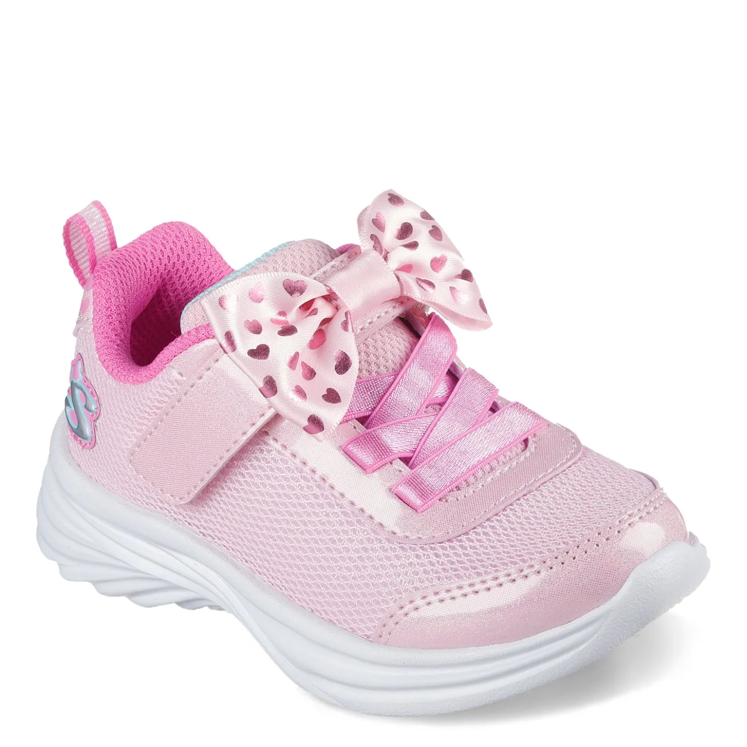 Sneakers & Athletic*Skechers Girl's , Dreamy Dancer - Xtra Bow Sneaker - Toddler Pink Sparkle/Hot Pink