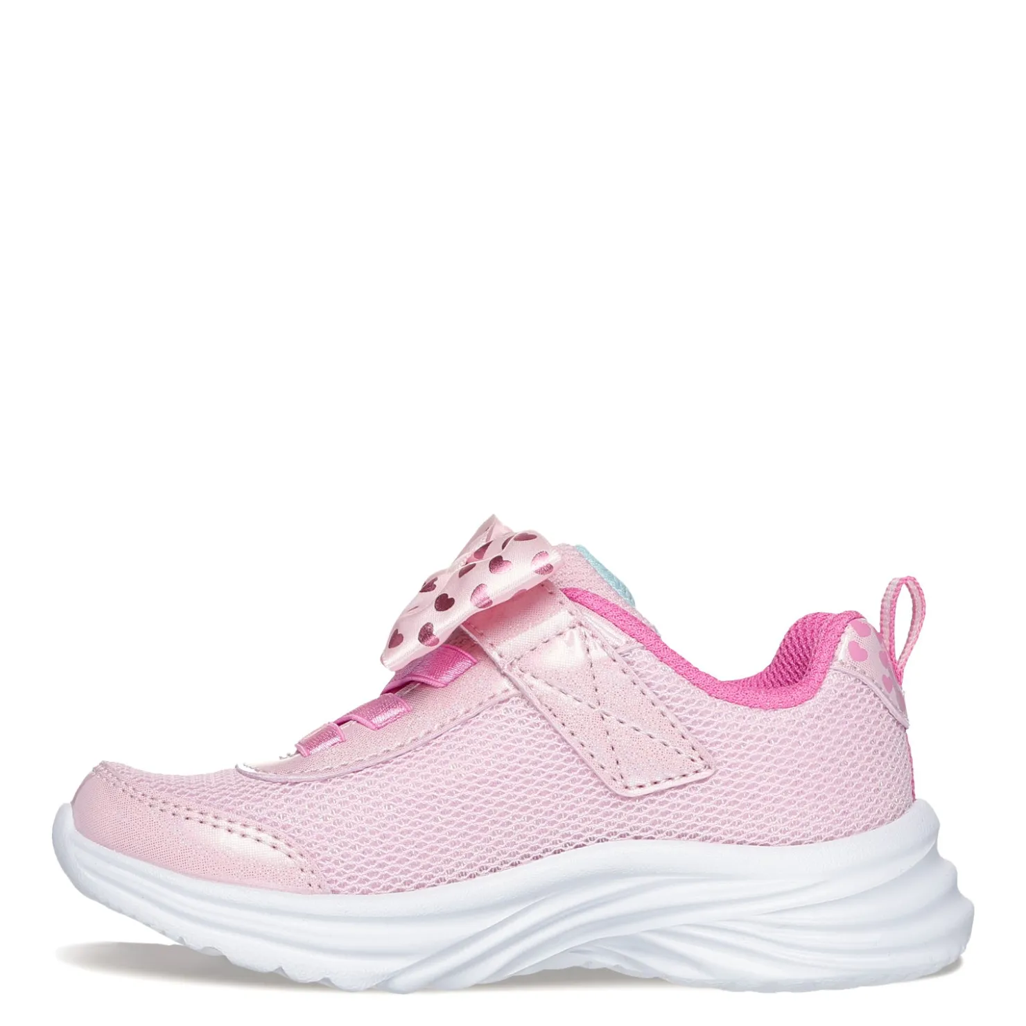 Sneakers & Athletic*Skechers Girl's , Dreamy Dancer - Xtra Bow Sneaker - Toddler Pink Sparkle/Hot Pink