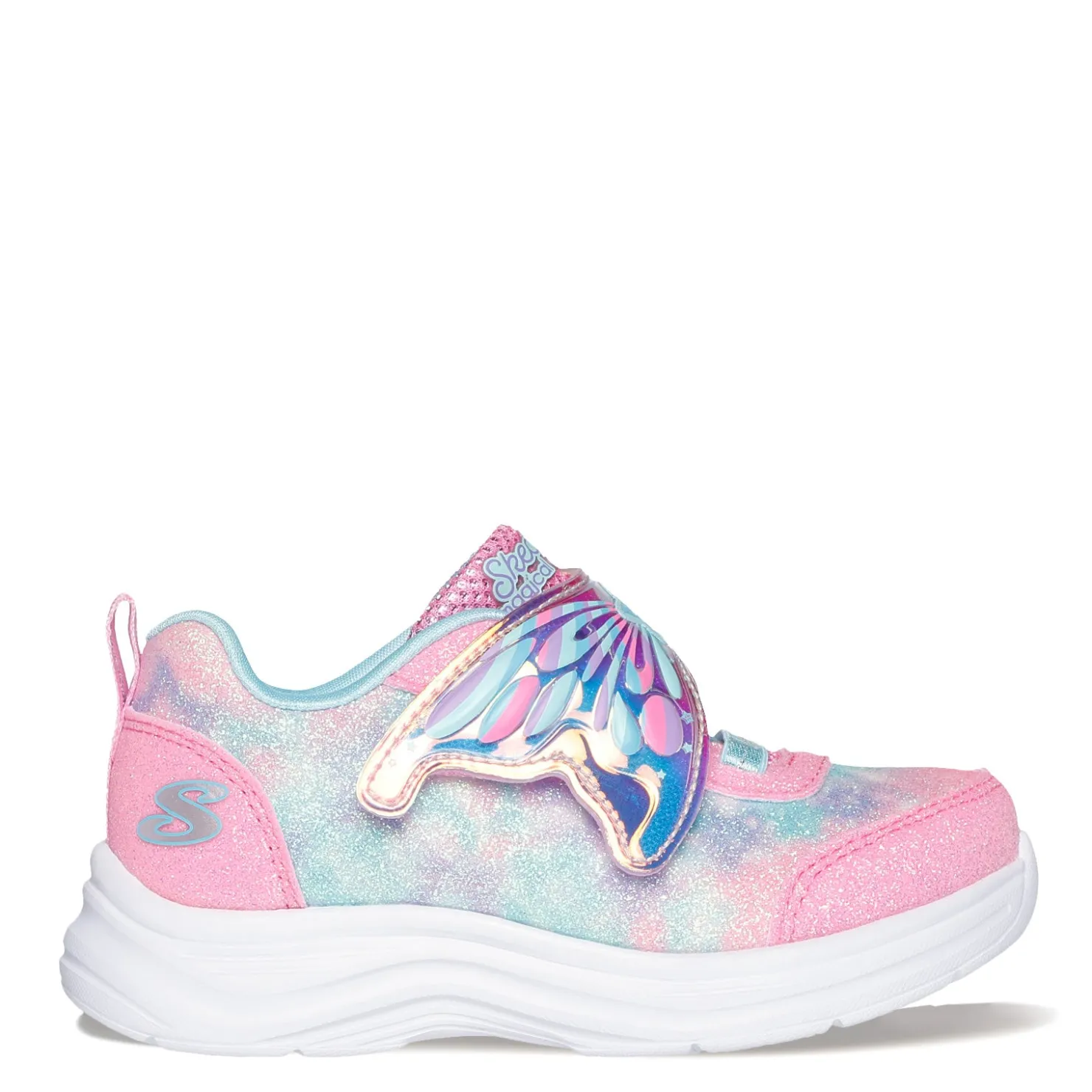 Sneakers & Athletic*Skechers Girl's , Glimmer Kicks - Magical Wings Sneaker - Toddler Pink/Turquoise