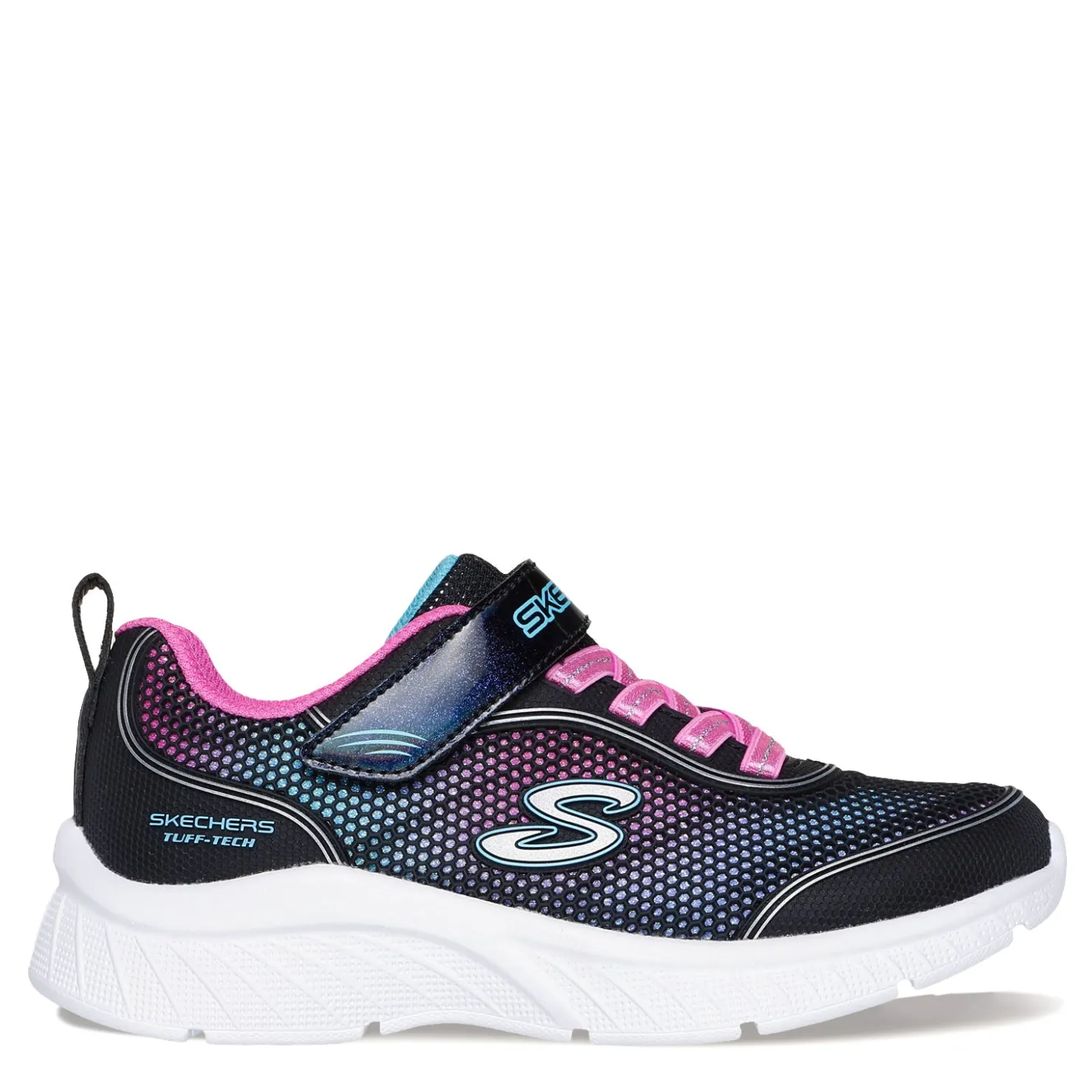 Little Kid (10.5-3)*Skechers Girl's , Microspec Plus Sneaker - Little Kid & Big Kid Black Multi