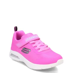 Big Kid (3.5-7)*Skechers Girl's , Microspec Max Plus - Subtle Steps Sneaker - Little Kid Hot Pink