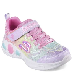 Little Kid (10.5-3)*Skechers Girl's , Princess Wishes Sneaker - Little Kid Pastel Multi