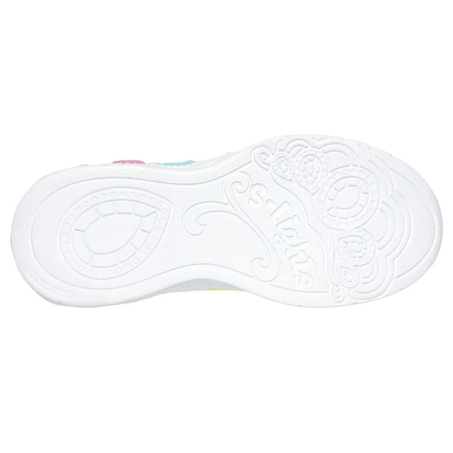 Little Kid (10.5-3)*Skechers Girl's , Princess Wishes Sneaker - Little Kid Pastel Multi
