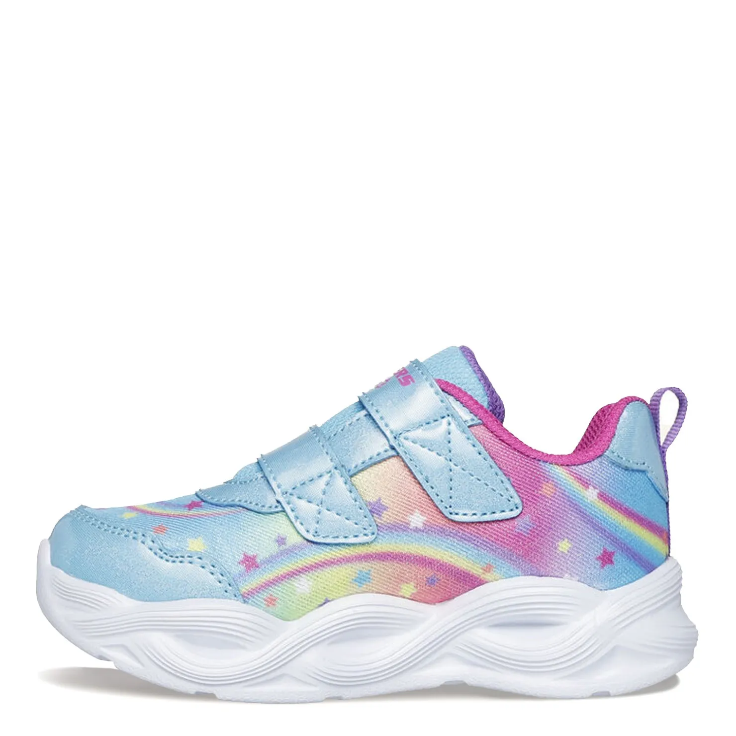 Sneakers & Athletic*Skechers Girl's , S Lights: Twisty Glow Sneaker - Toddler Turquoise Multi