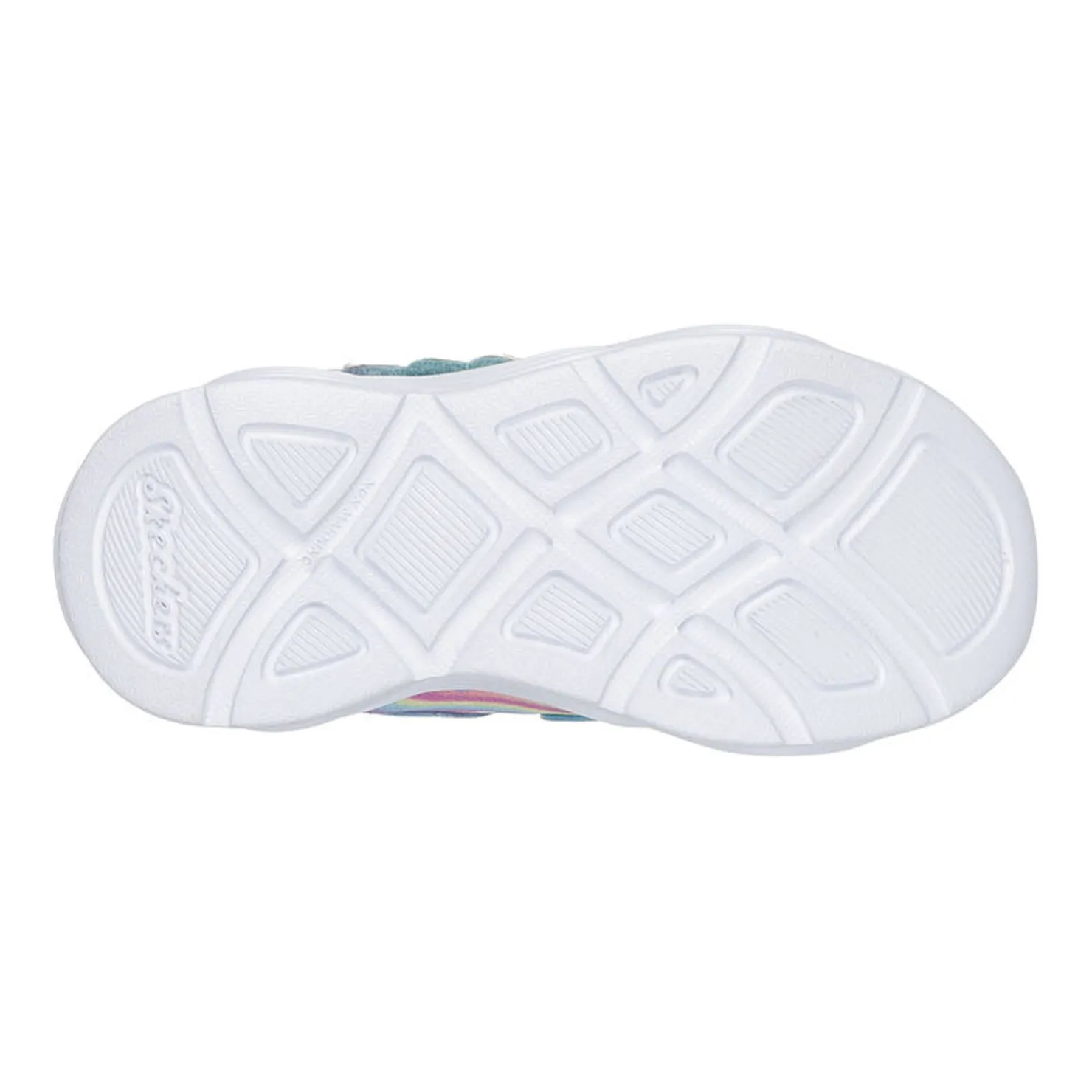 Sneakers & Athletic*Skechers Girl's , S Lights: Twisty Glow Sneaker - Toddler Turquoise Multi
