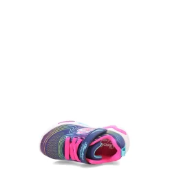 Sneakers & Athletic*Skechers Girl's , S Lights: Wavy Beams Sneaker - Toddler Navy/Multi