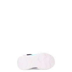 Sneakers & Athletic*Skechers Girl's , S Lights: Wavy Beams Sneaker - Toddler Navy/Multi