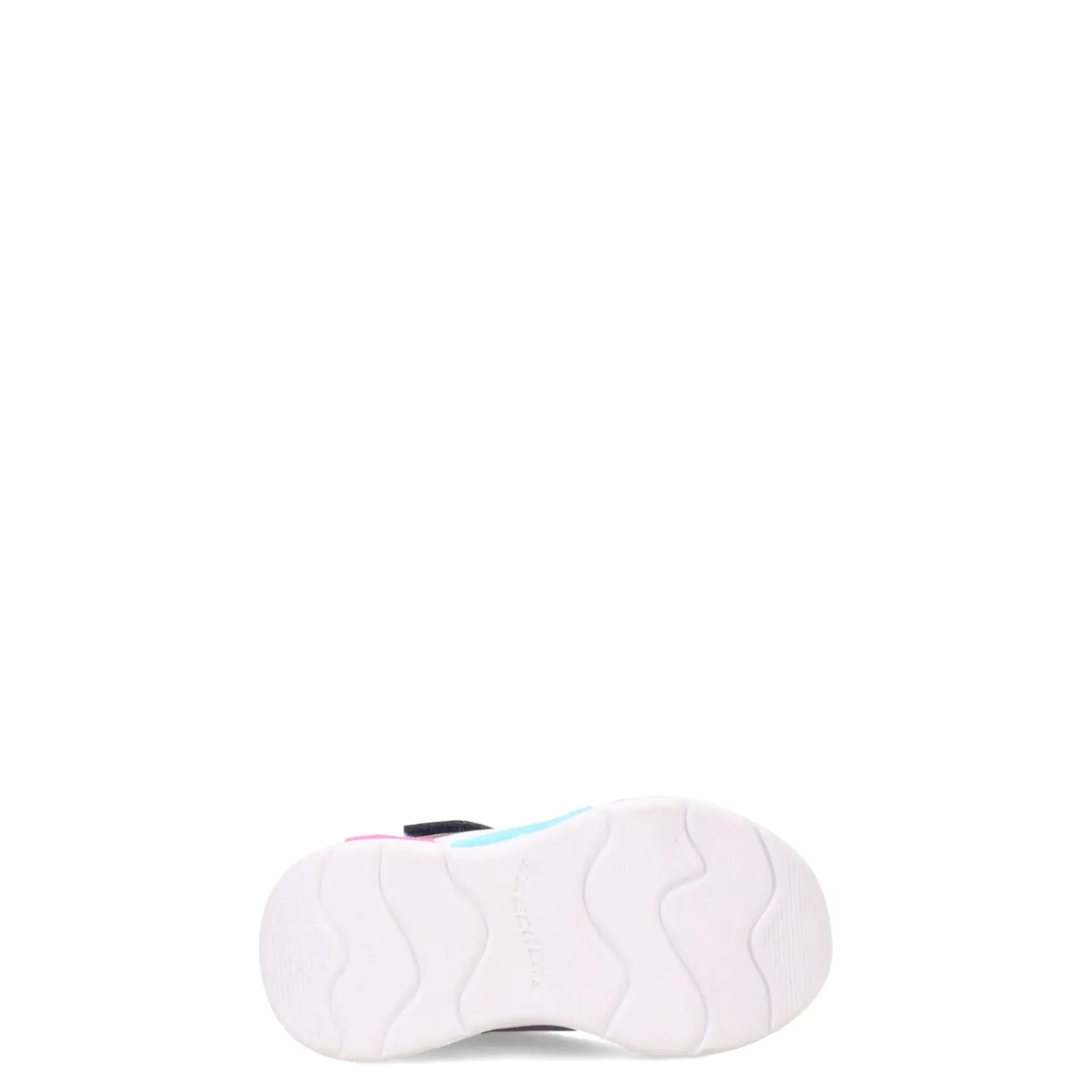 Sneakers & Athletic*Skechers Girl's , S Lights: Wavy Beams Sneaker - Toddler Navy/Multi
