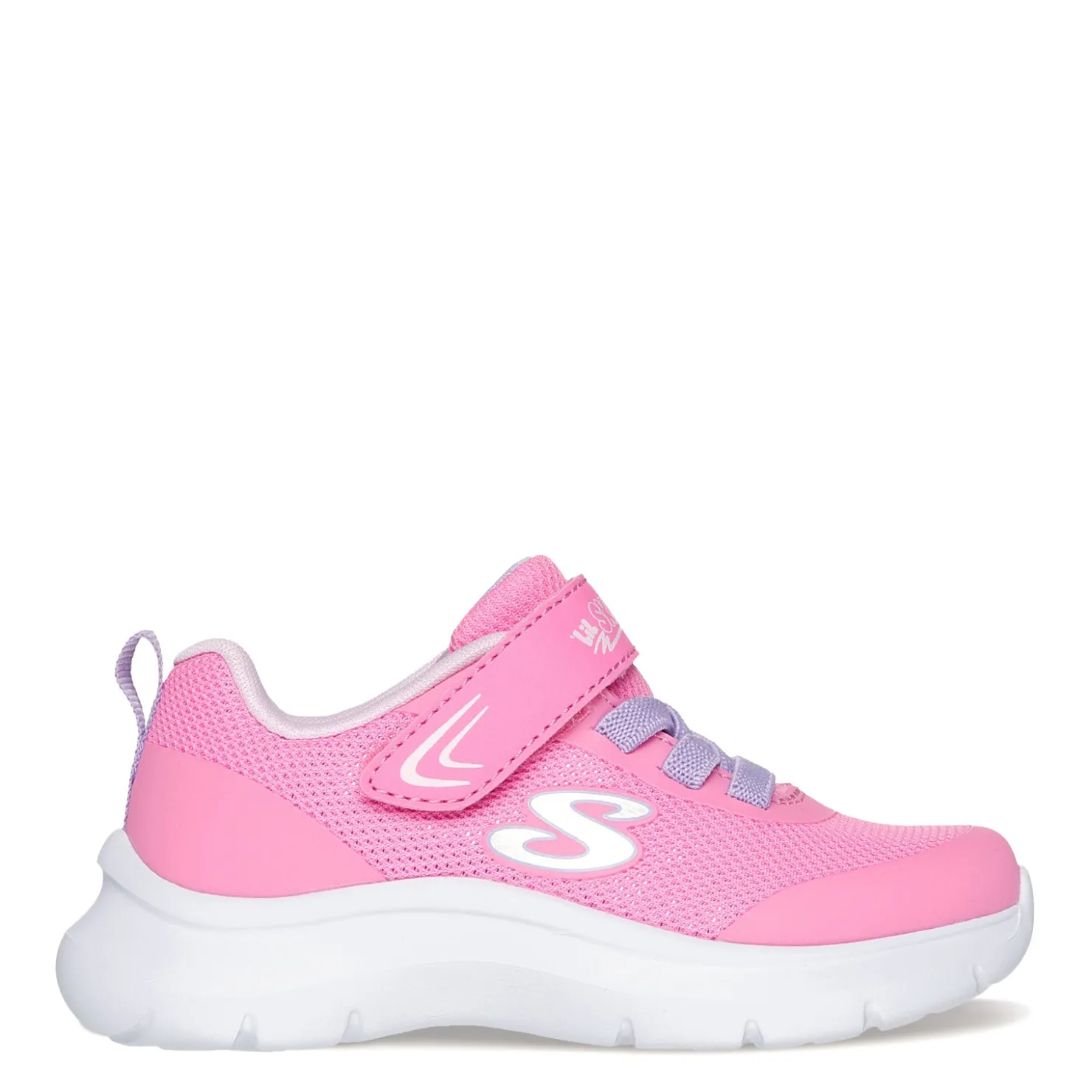 Sneakers & Athletic*Skechers Girl's , Skech Fast Sneaker - Playful Wish - Toddler Pink Sparkle Multi