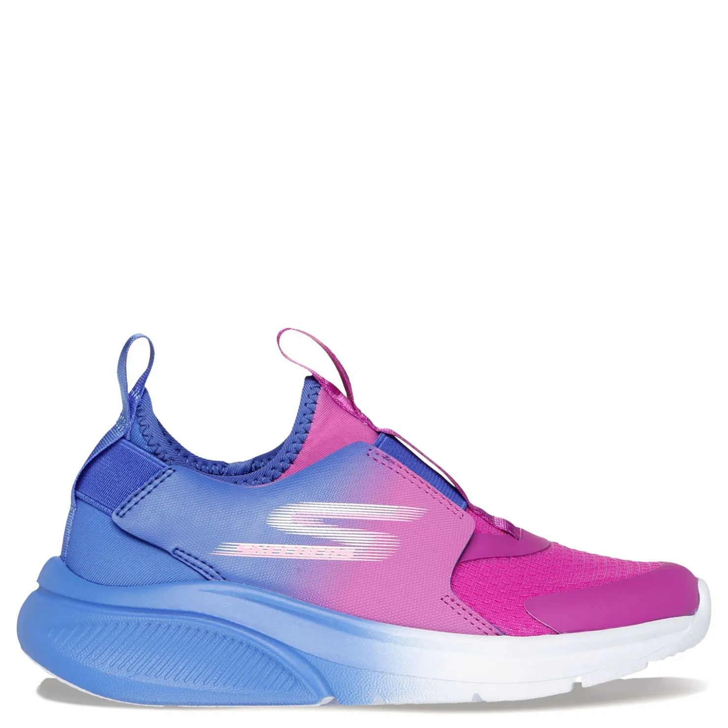 Slip On Shoes*Skechers Girl's , Skech Fast 2.0 - Vibrant Colors Sneaker- Little Kid & Big Kid Blue/Purple