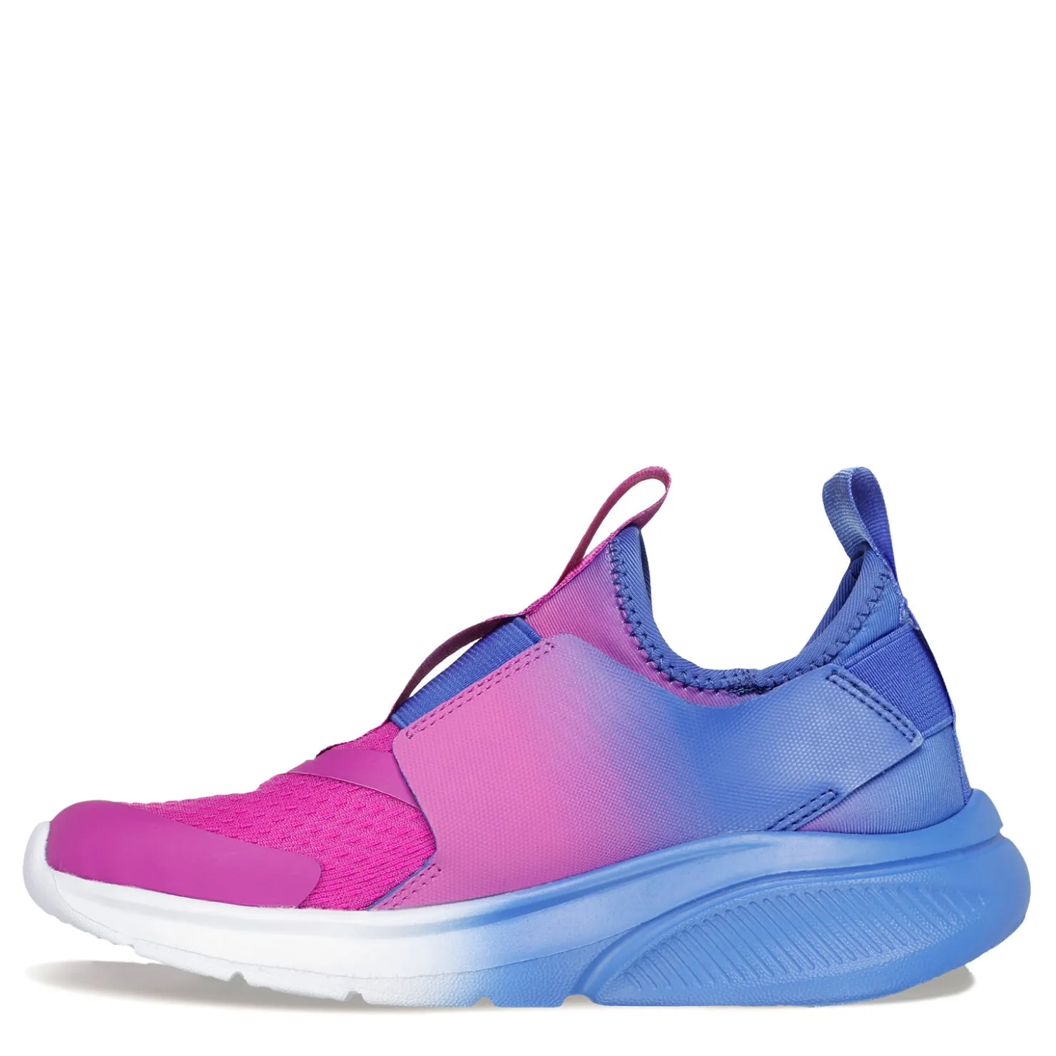 Slip On Shoes*Skechers Girl's , Skech Fast 2.0 - Vibrant Colors Sneaker- Little Kid & Big Kid Blue/Purple