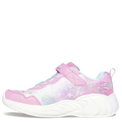 Sneakers & Athletic*Skechers Girl's , S-Lights: Unicorn Dreams - Wishful Magic Sneaker - Little Kid Pink/Turquoise